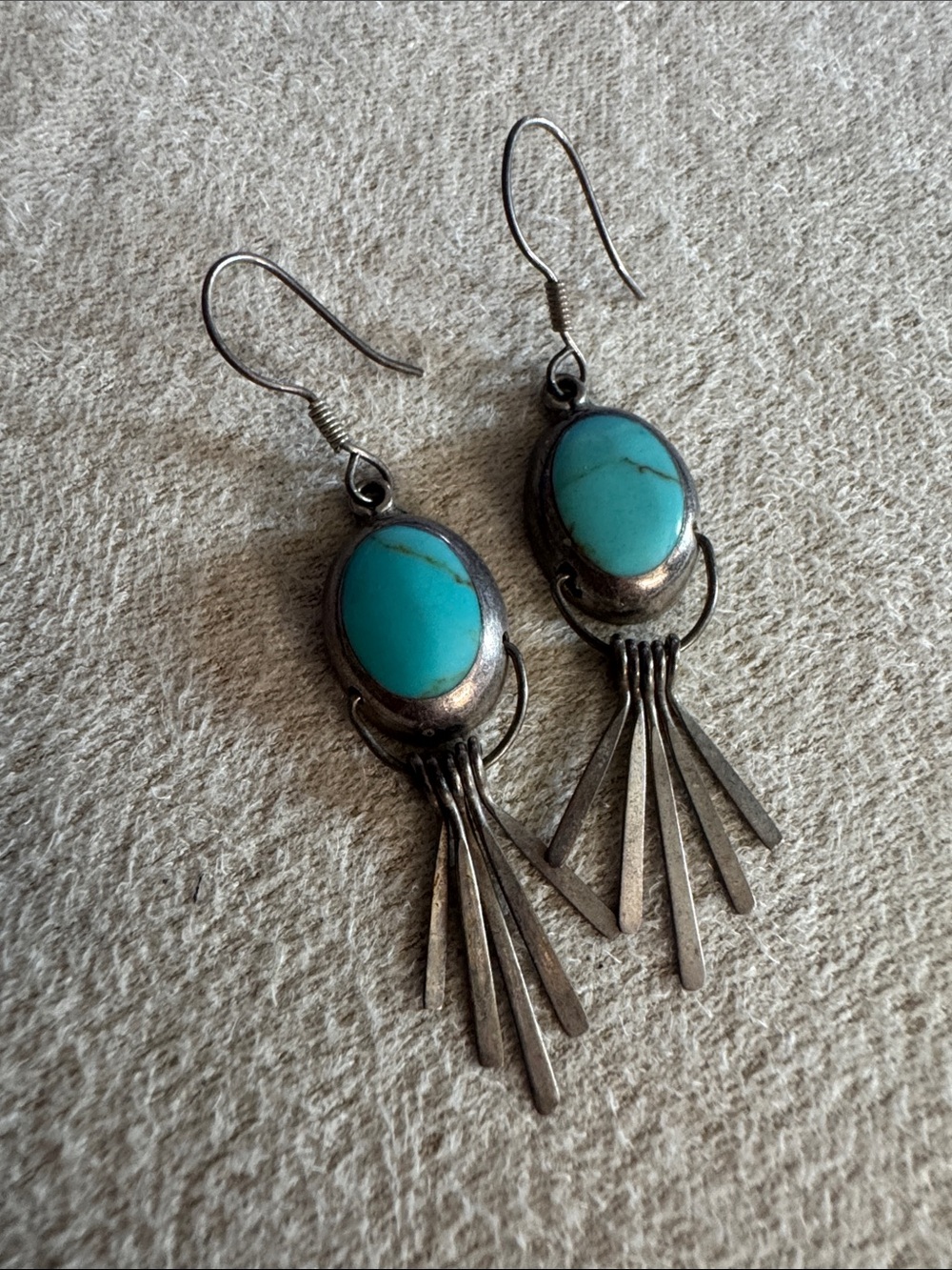 Sterling silver turquoise earrings